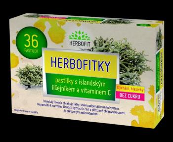 GALMED Herbofitky s islandským lišajníkom a Vit. C bez cukru 36 pastiliek