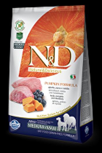 N&D Pumpkin DOG Adult M/L Lamb & Blueberry 12kg Konzerva N&D ZADARMO