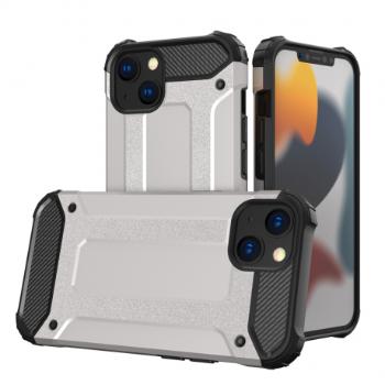 MG Hybrid Armor plastový kryt na iPhone 13 mini, strieborný