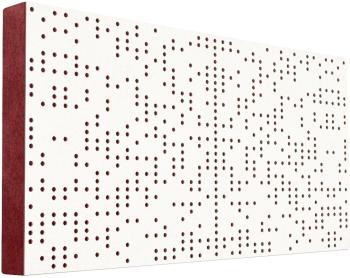 Mega Acoustic FiberPRO120 Binary Diffuser White/Dark Red Absorpčný drevený panel