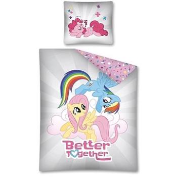 My Little Pony grey, bavlna, 140×200, 70×80 cm (3113851)