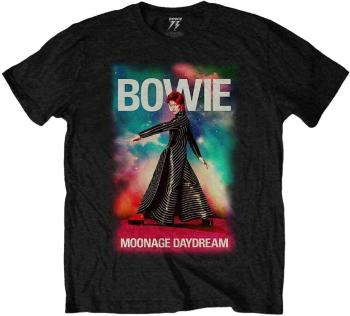 David Bowie Tričko Moonage 11 Fade Unisex Black 2XL