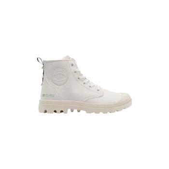 Palladium  PAMPA HI RE-VEGN LTH  Čižmičky Biela