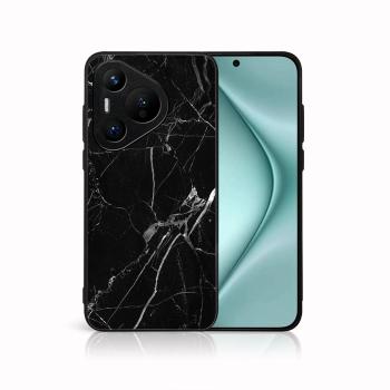 MY ART Ochranný kryt pre Huawei Pura 70 Pro BLACK MARBLE (142)