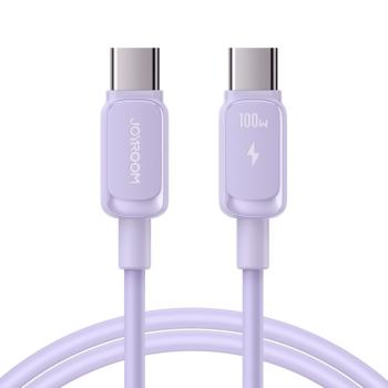 JOYROOM S-CC100A14 100W Kábel USB Type-C - USB Type-C 1m fialový