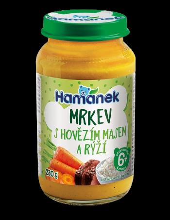 HAMÁNEK Mrkva s hovädzím mäsom a ryžou 230 g