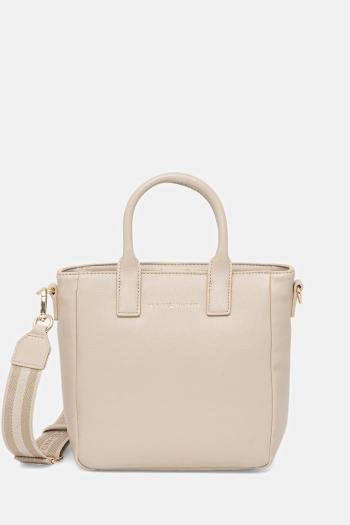 Kabelka Tommy Hilfiger béžová farba, AW0AW17861