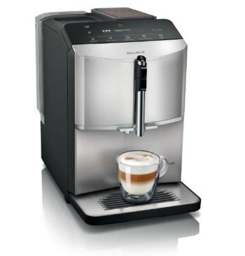 Siemens Plně automatický kávovar EQ300 stříbrná