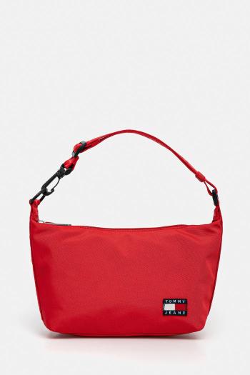 Kabelka Tommy Jeans červená farba, AW0AW17287