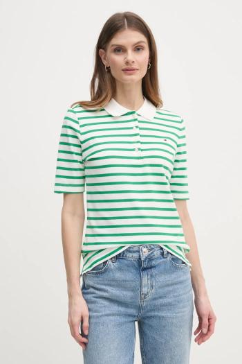 Polo tričko Tommy Hilfiger dámske, tmavomodrá farba, WW0WW43224