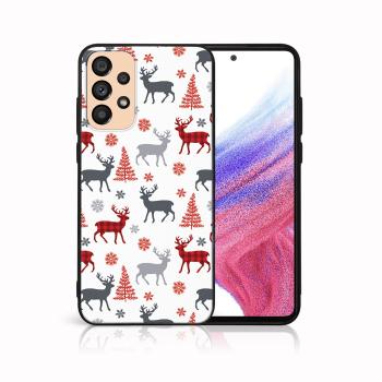 MY ART Kryt s vianočným dizajnom Samsung Galaxy A53 5G DEER (068)