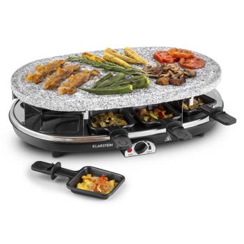 Klarstein Steaklette, raclette gril, 1500 W, granitová platňa, pre 8 osôb