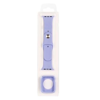 PROTEMIO COVER SET Remienok + obal na hodinky Apple Watch 6 / 5 / 4 / SE 44mm fialový