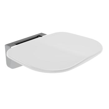 MEREO - Sedátko do sprchy, duroplast, biele CSS121