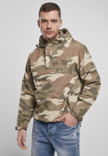 Brandit Fleece Pull Over Windbreaker light woodland - M