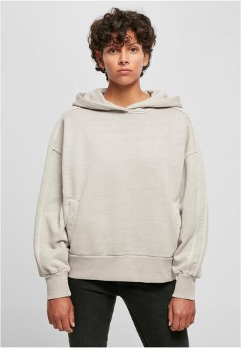 Urban Classics Ladies Heavy Terry Garment Dye Hoody warmgrey - L