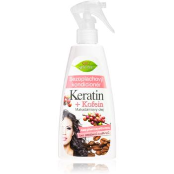 Bione Cosmetics Keratin + Kofein bezoplachový kondicionér v spreji 260 ml