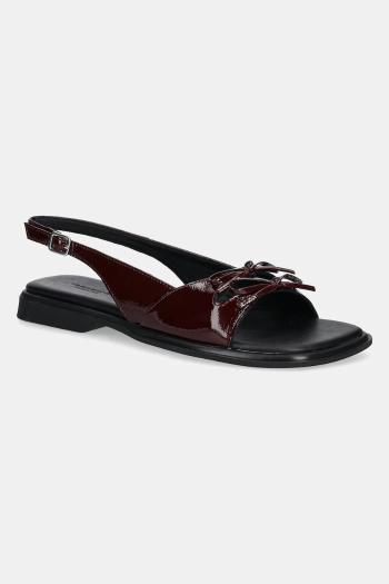 Kožené sandále Vagabond Shoemakers IZZY dámske, bordová farba, 5913-160-38