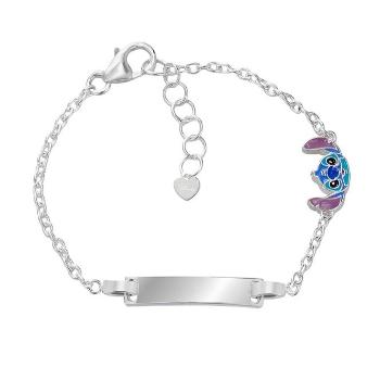 Disney Nežný strieborný náramok Stitch BS00099SL-47.CS