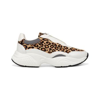 Ed Hardy  Insert runner-wild white/leopard  Módne tenisky Biela