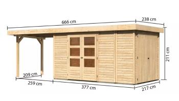 Drevený záhradný domček RETOLA 5 Lanitplast