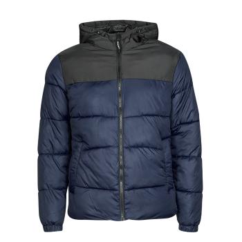 Jack & Jones  JJCHILI PUFFER HOOD  Bundy Námornícka modrá