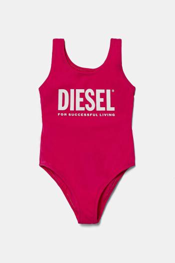 Jednodielne detské plavky Diesel MIATIS SWIMSUIT ružová farba, J02296