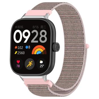 NYLON Vymeniteľný remienok pre Xiaomi Redmi Watch 4 ružový