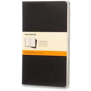 MOLESKINE Cahier L, čierny – balenie 3 ks (QP316)