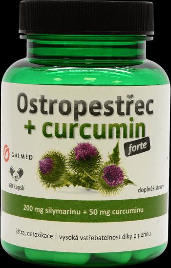 GALMED Pestrec forte + curcumin 60 kapsúl