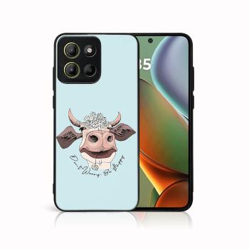 MY ART Ochranný kryt pre Motorola Moto G15 / Moto G15 Power HAPPY COW (181)