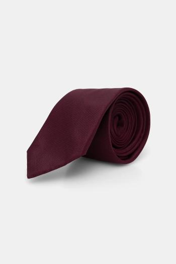 Kravata s prídavkom hodvábu Calvin Klein čierna farba, CK2111E001
