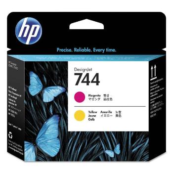 HP originálna tlačová hlava F9J87A, No.744, magenta/yellow, HP DesignJet Z5600, DesignJet HD Pro MFP