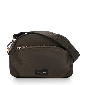 Dámska nylonová crossbody kabelka Wittchen, zelená 99-4Y-101-Z