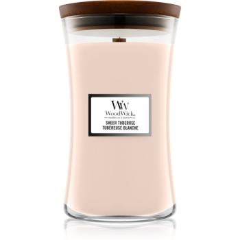 Woodwick Sheer Tuberose vonná sviečka 609 g