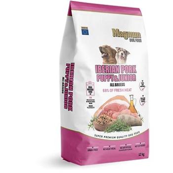 Magnum Iberian Pork Puppy & Junior all breed 3 kg (8595675204829) + ZDARMA Sušené mäso pre psov Magnum