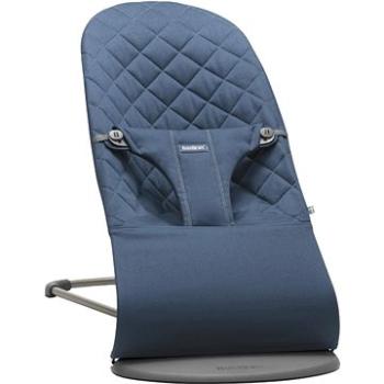 Babybjörn Ležadlo Bouncer BLISS Midnight Blue Cotton (7317680060150)