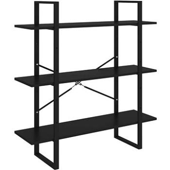 Shumee čierna 100×30×105 cm drevotrieska, 806548