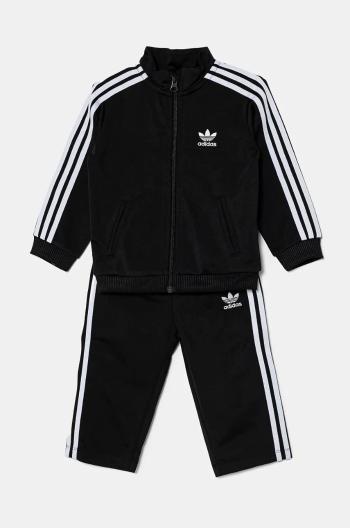 Detská tepláková súprava adidas Originals FIREBIRD čierna farba, IX5203