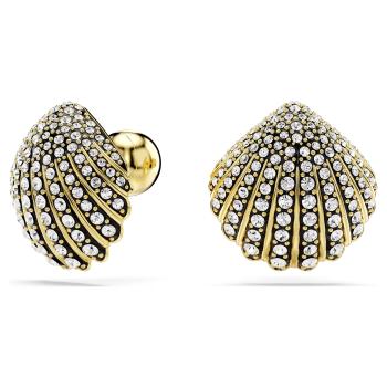 Swarovski Pozlátené náušnice Mušle s krištáľmi Idyllia 5683970