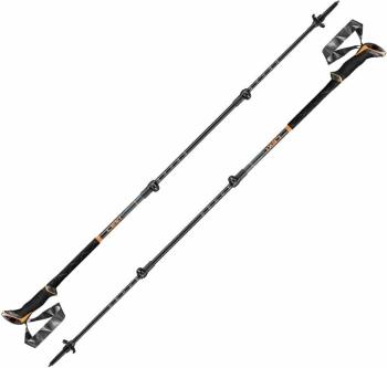 Leki Sherpa Lite Neon Orange/Black/Denim Blue 100 - 135 cm Turistické palice