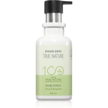 Vivian Gray True Nature Citrus & Bergamot výživné telové mlieko 300 ml