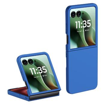 PLASTIC Ochranný plastový kryt pre Motorola Razr 60 Ultra tmavomodrý