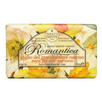 Nesti Dante Romantica mydlo Natural Soap Lily & Narcissus 250 g