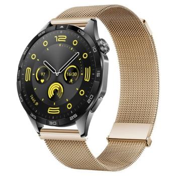 MILANESE Kovový remienok Huawei Watch GT 4 46mm ružovozlatý