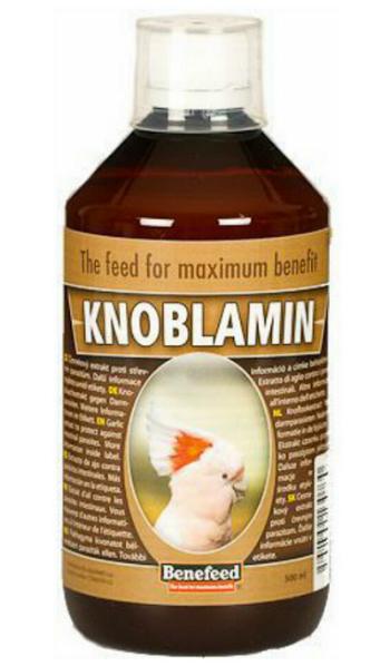 Knoblamin cesnakový extrakt proti črevným parazitom pre exotické vtáky 500ml