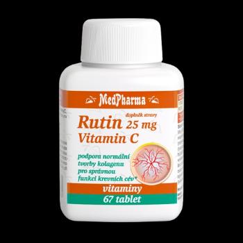 MEDPHARMA Rutin 25 mg + vitamín C 67 tabliet