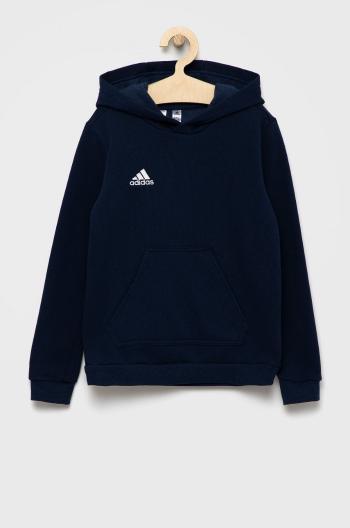 Detská mikina adidas Performance H57517 tmavomodrá farba, s nášivkou