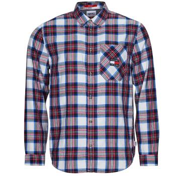 Tommy Jeans  TJM RELAXED FLANNEL SHIRT  Košele s dlhým rukávom Viacfarebná