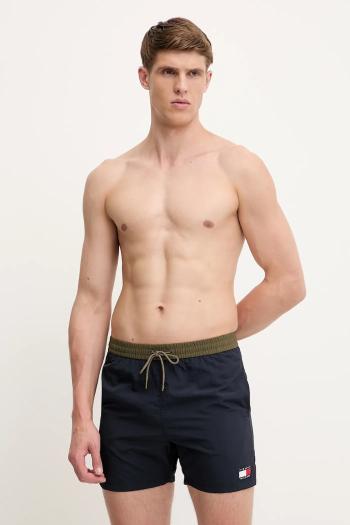 Plavkové šortky Tommy Hilfiger tmavomodrá farba, UM0UM03455